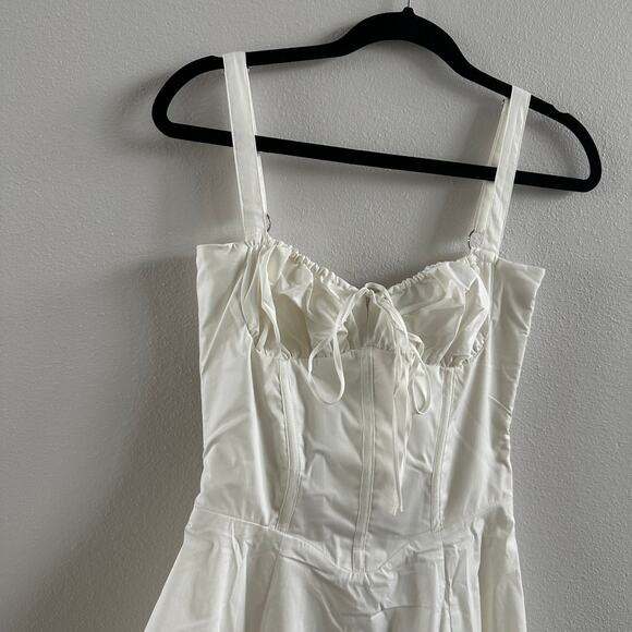 House of CB Carmen white bustier sundress Size Small - Picture 6 of 7